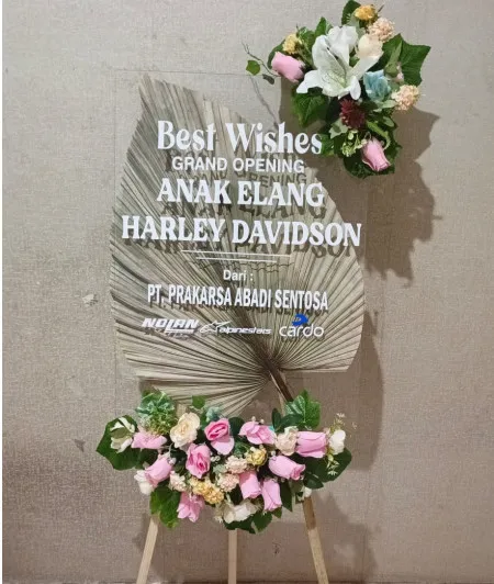 Papan Akrilik Ucapan Grand Opening Setu